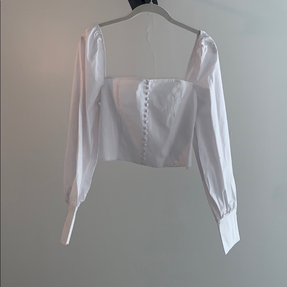 Peasant crop top